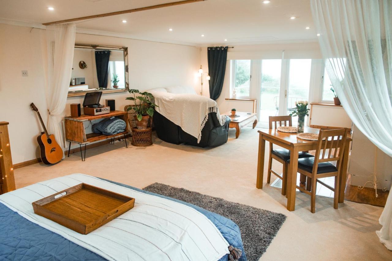 Spacious Sea-View Apt. Overlooking St Ives Bay Gwithian Esterno foto